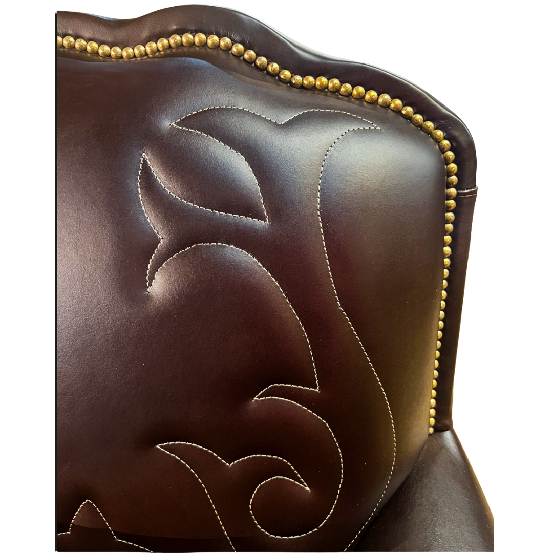 Patchwork Leather Accent Chair—Shop—Rios Interiors